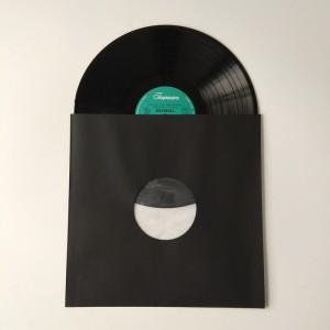 Manicotto interno da 12 pollici Polyliner LP Record nero