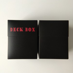80+ Poly Black Deck Box per Pokemon / Yu-Gi-Oh e Magic Card