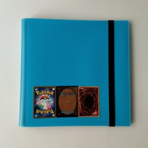 Album portafogli da collezione tascabile blu 12 colori per la carta da baseball